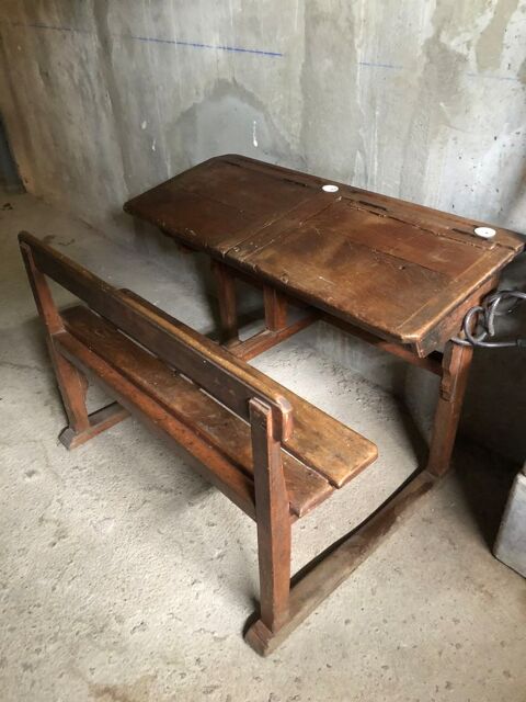 pupitre double ancien d?colier 100 tiolles (91)