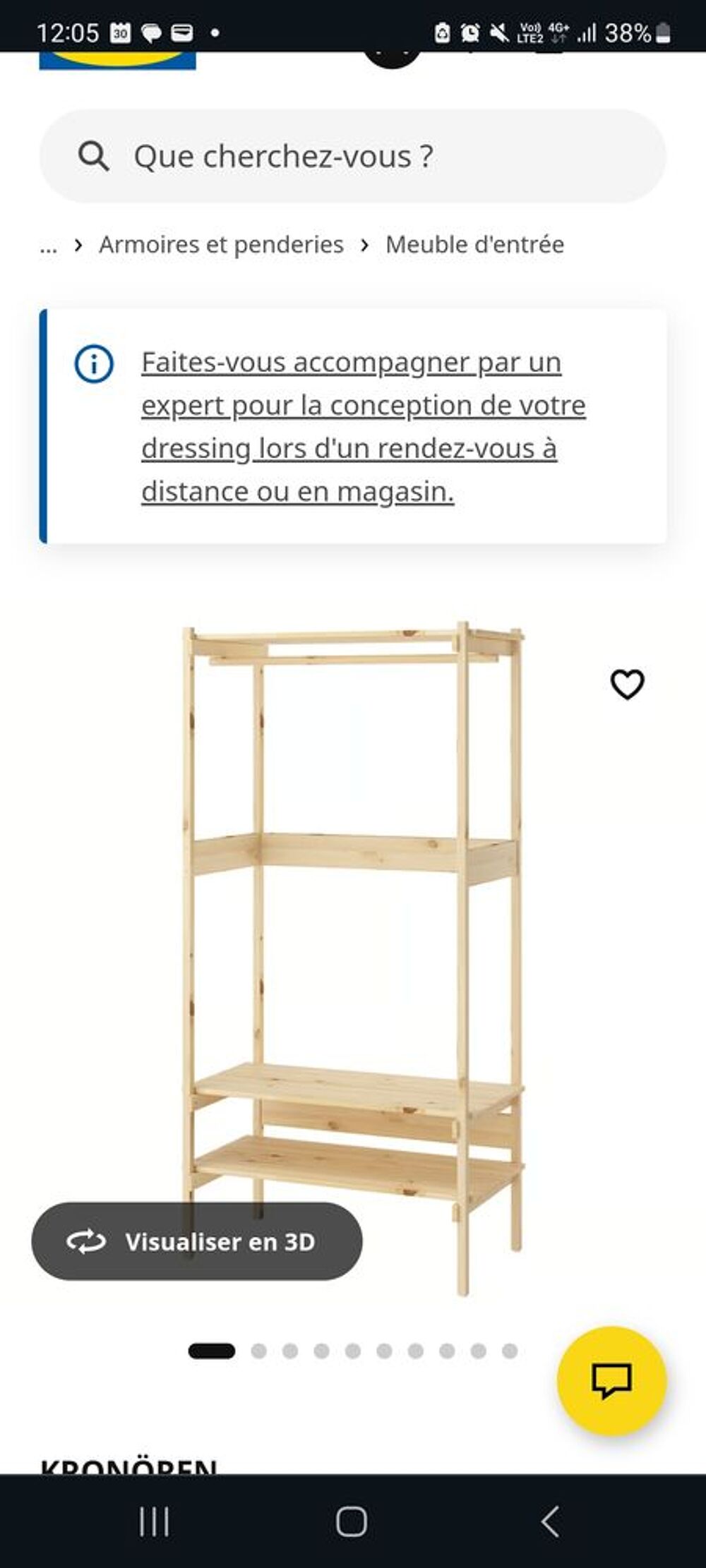 Armoire ouverte Meubles