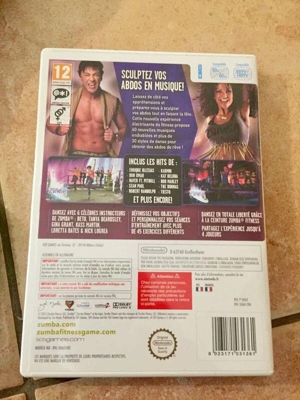 Zumba fitness core pour wii + ceinture en parfait &eacute;tat &agrave; 16 Consoles et jeux vidéos