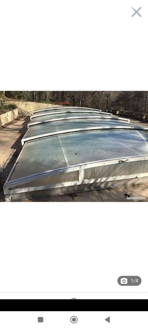 Abri piscine telescopique 4,40 x 10, 6 transport possible  3390 Saint-Cirq-Madelon (46)