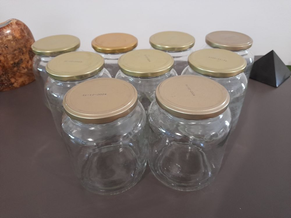 lot de bocaux en verre 720 ml pour conserves, confitures... Jardin