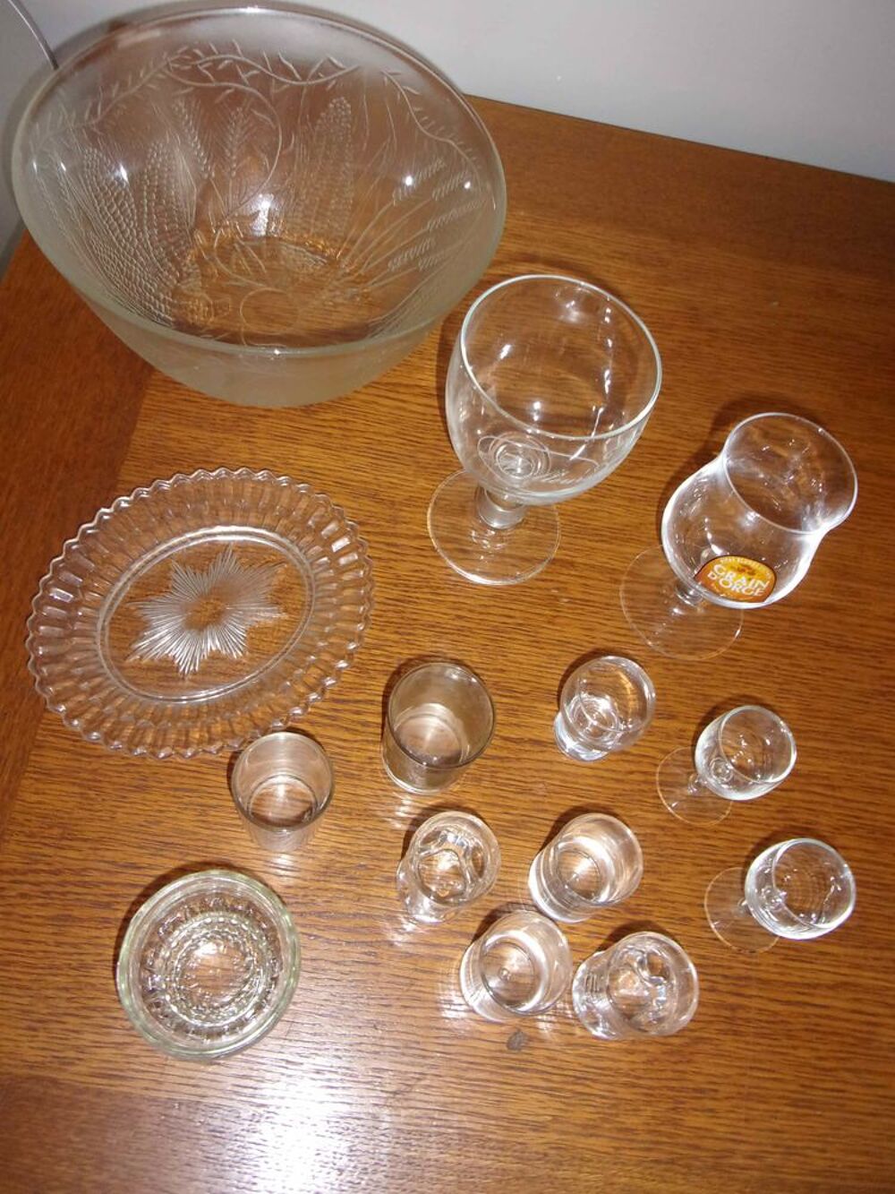 Services en verre divers Cuisine