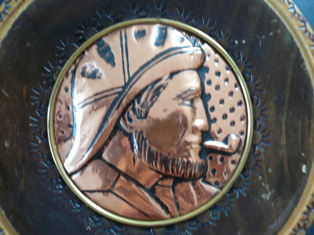 Assiette bois d&eacute;corative Décoration