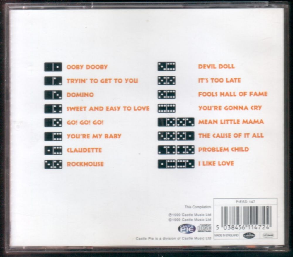 Album CD : Roy Orbison Rocks! - Domino CD et vinyles