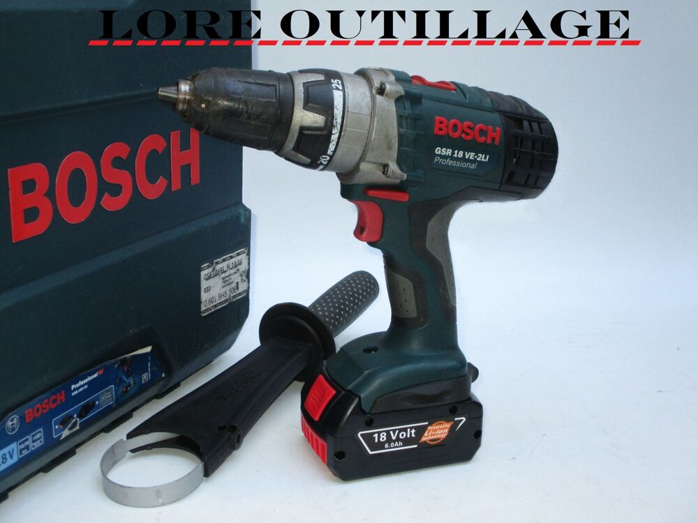 BOSCH GSR 18VE-2li - Visseuse perceuse Bricolage