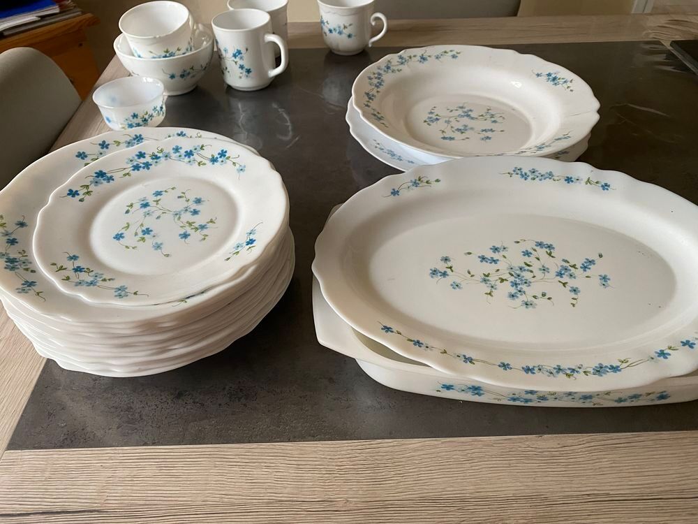 Lot de vaisselle vintage Arcopal Décoration