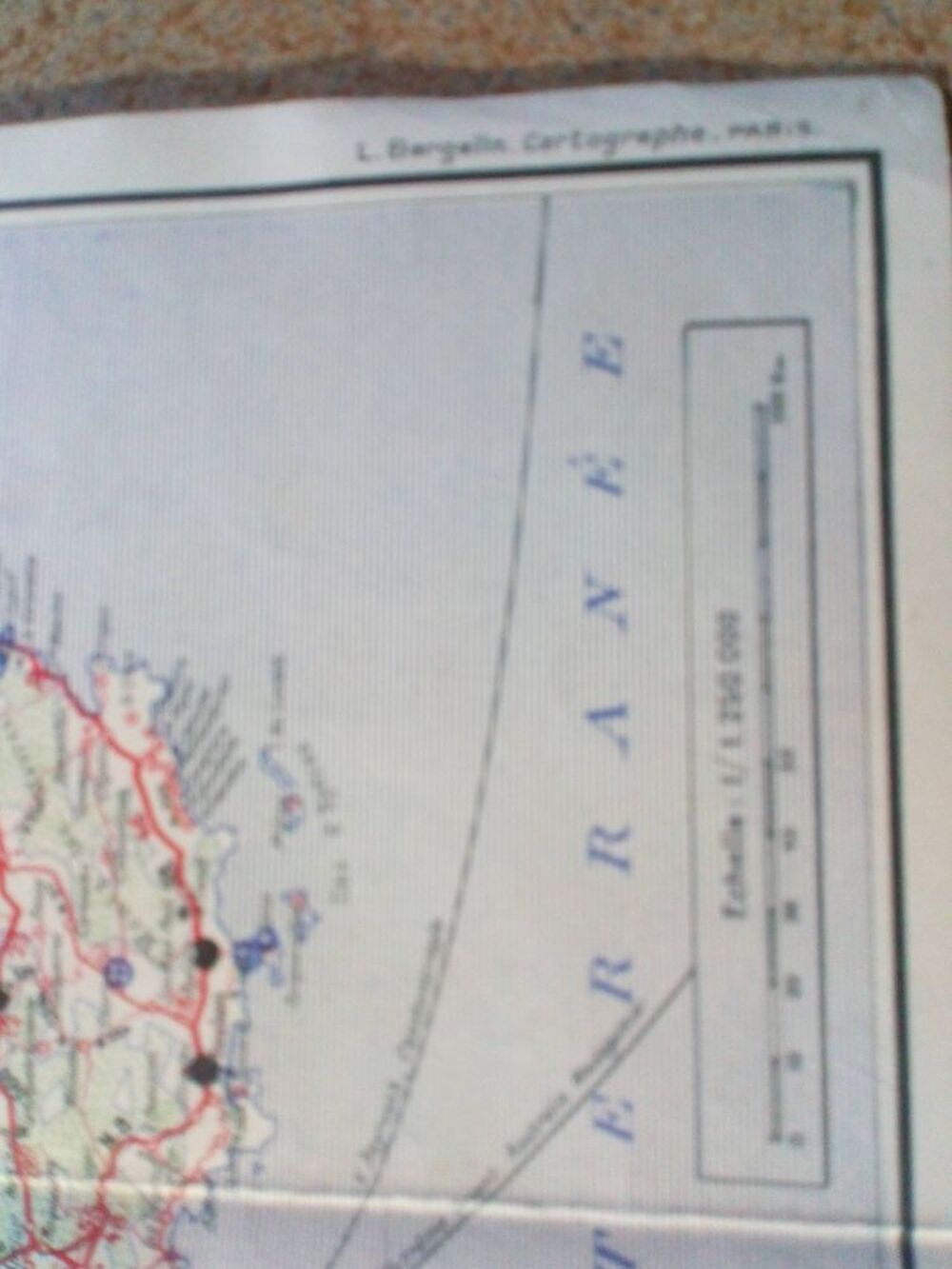 ANCIENNE CARTE ESSO 