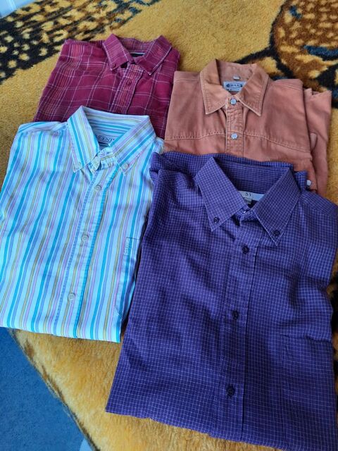 Lot(divisible) de 8 chemises en TBE,2.50e pièce, prix baissé 20 Saint-Dizier (52)