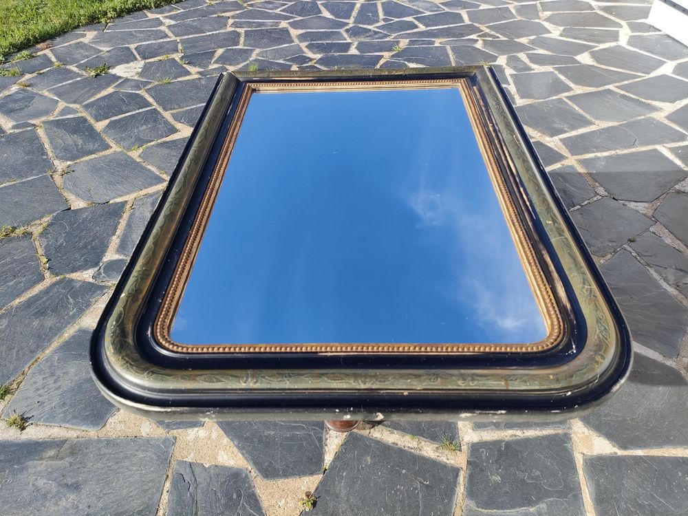 Grand Miroir ancien style Louis Philippe Décoration