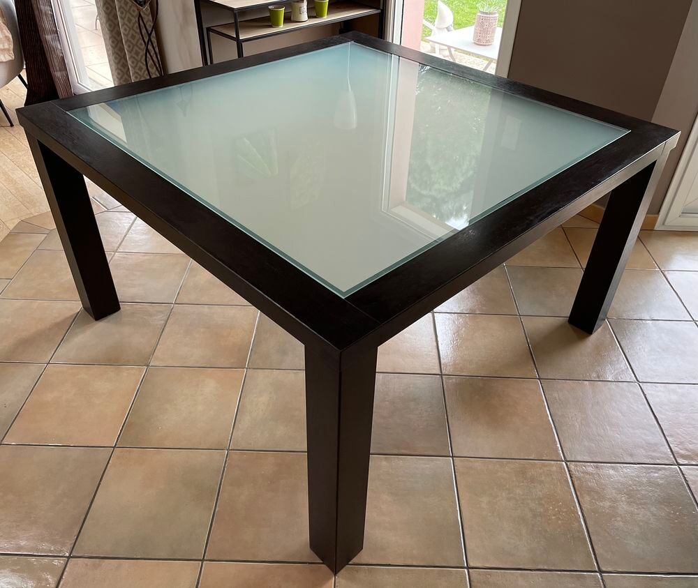 table bois et verre Meubles