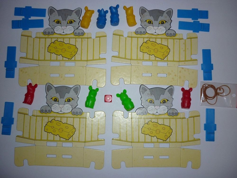 SAUTE-SOURIS Jeu de soci&eacute;t&eacute; sur plateau Par DUJARDIN 1987 Jeux / jouets