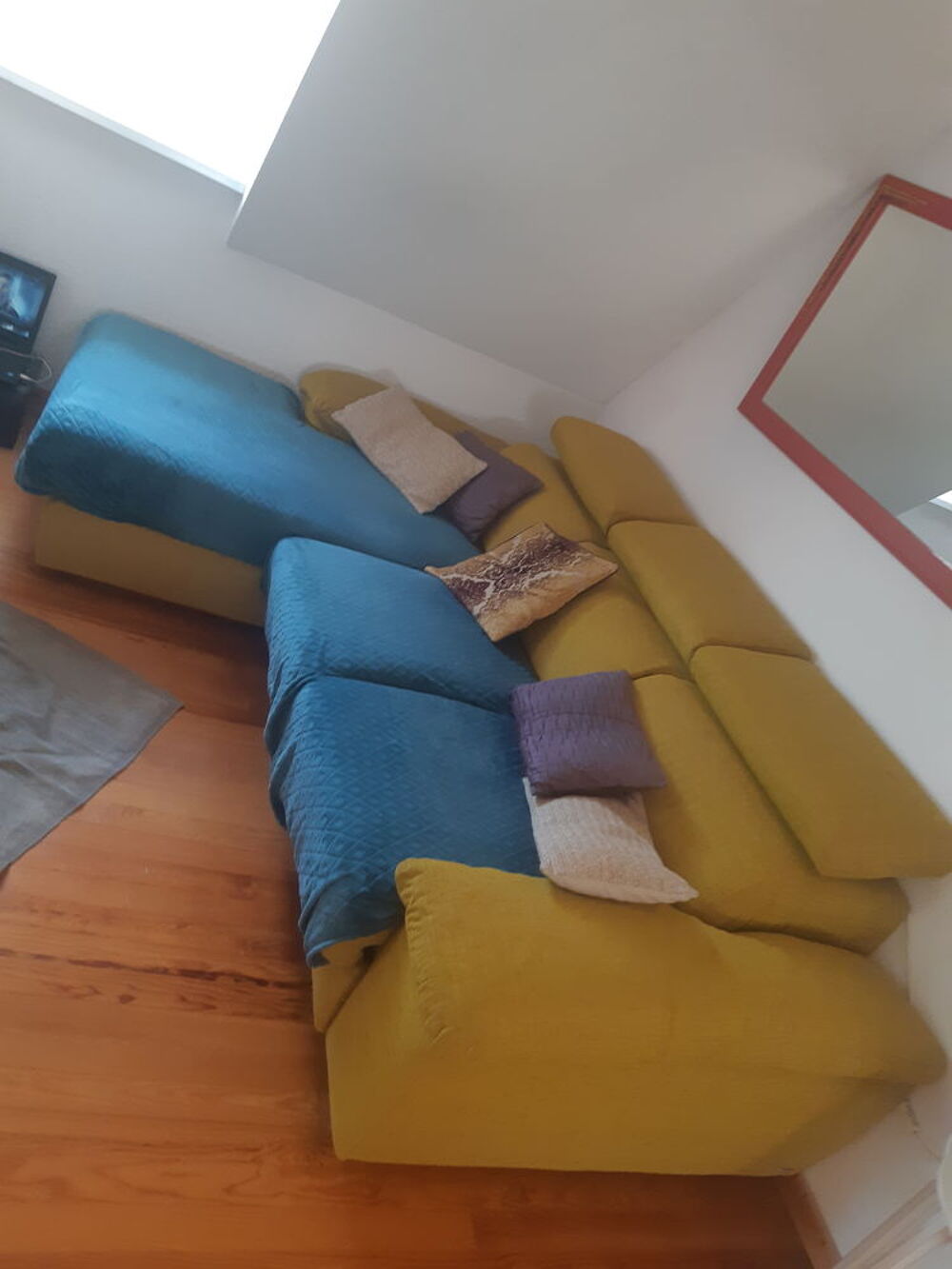 Canap&eacute; d'angle convertible poltron et sofa Meubles
