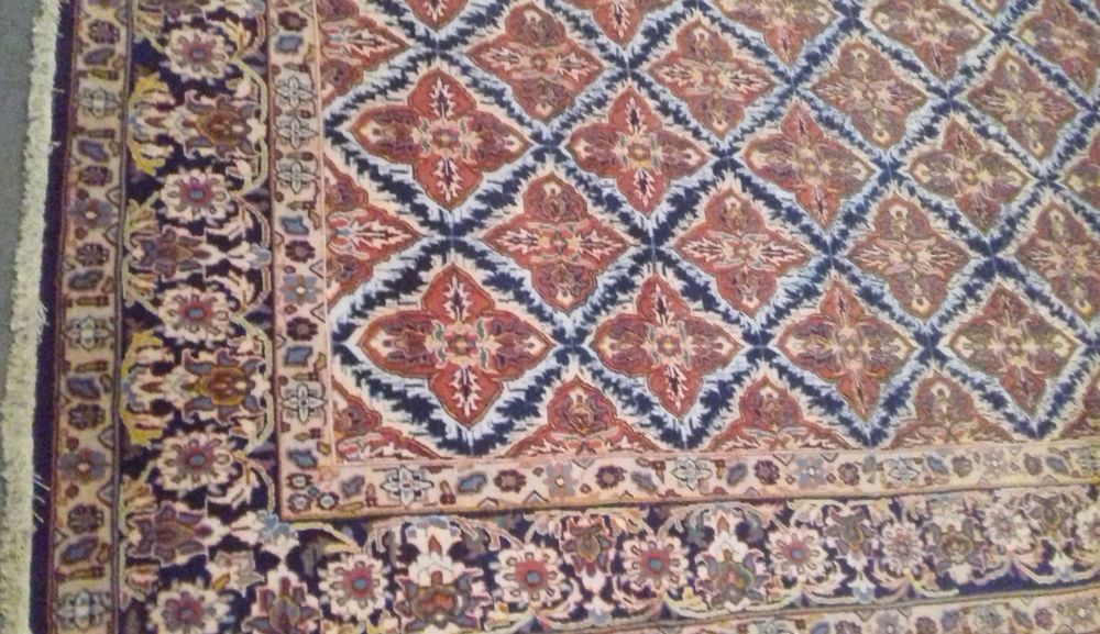 Tapis d'orient artisanal de Perse fait main , laine Dcoration