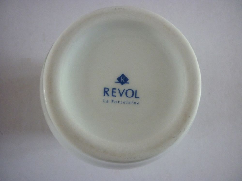 Lot 2 POTS vintage (REVOL France) "&Eacute;PICES" "MOUTARDE DIJON" Décoration