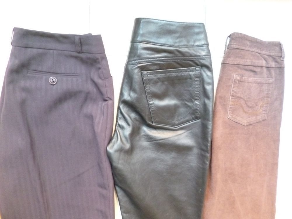 pantalon cuir, jupe longue,... Vêtements