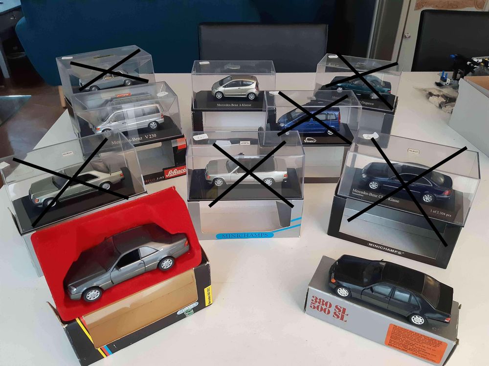 Mercedes miniatures 1/43eme 