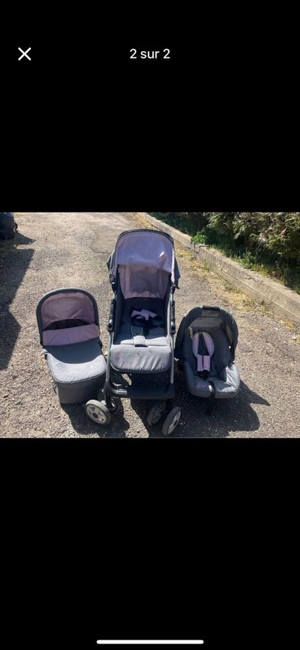 poussette trio Puériculture
