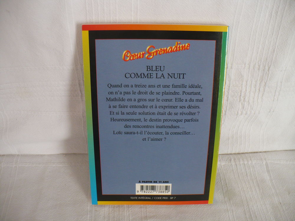 *L130 	
Coeur Grenadine bleu comme la nuit	 Livres et BD