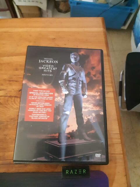  DVD MICKAEL JACKSON video greatest hits, vue 1 seule fois 10 Lyon 5 (69)