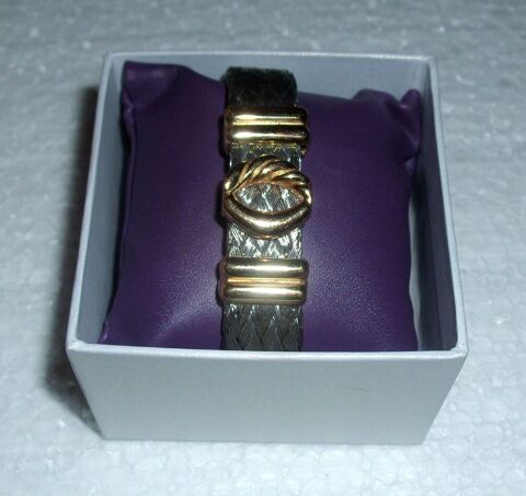 Bracelet F Jonc acier tressé 110 Antibes (06)