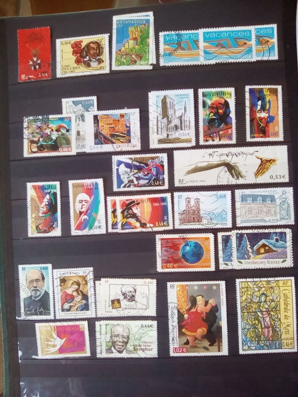 Timbres France 2002 obli 