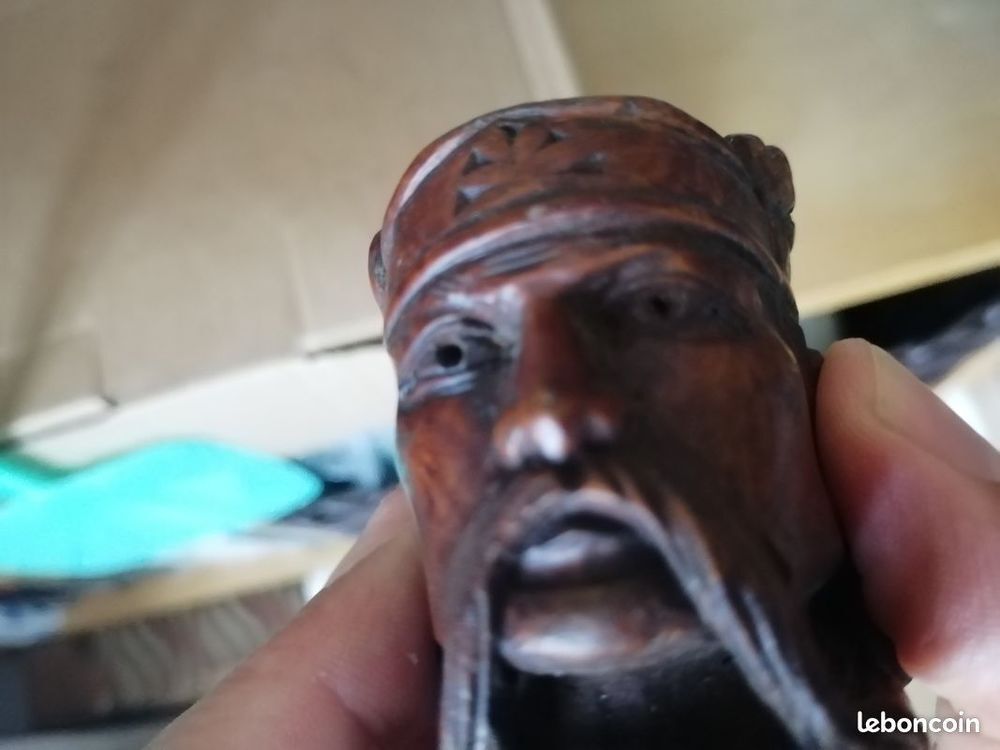 pipe bois t&ecirc;te gaulois gaule c&eacute;sar rome guerre romain empire Décoration
