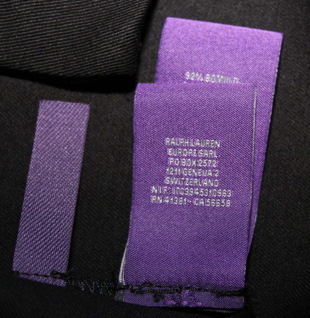 Pantalon noir RALPH LAUREN purple label 
T.12 soit 42 Fr Vêtements