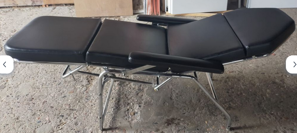Fauteuil de soins inclinable simili cuir noir Meubles
