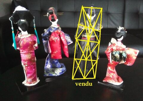lot Statuettes  poup�es asie japon chine geisha  30 Toul (54)