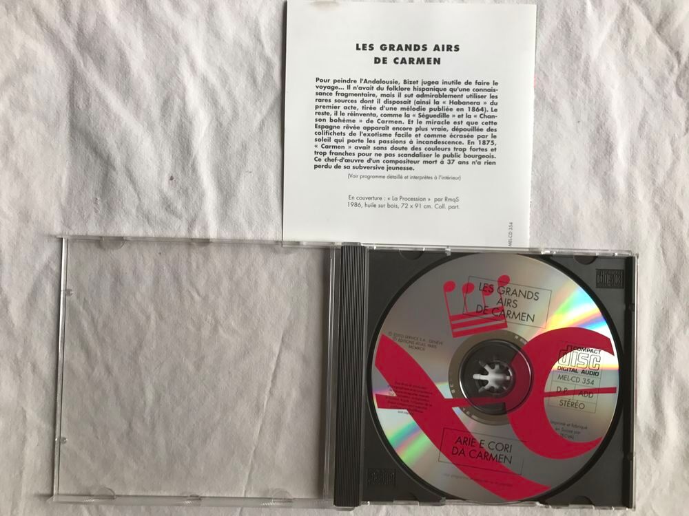 CD Bizet Les Grands Airs De Carmen CD et vinyles