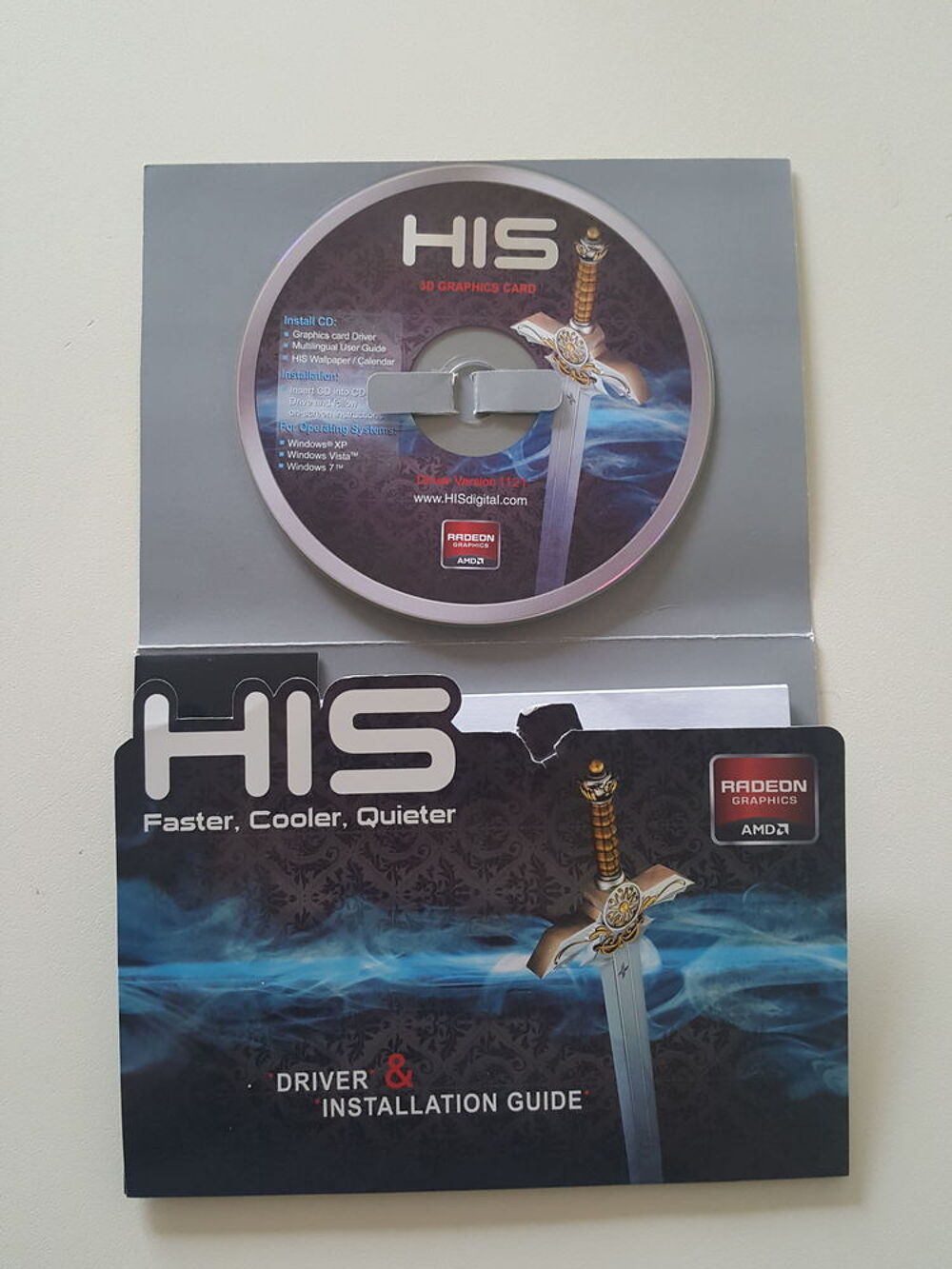 HIS ATI RADEON HD6790 ICEQ X 1GO GDDR3 DISC D'INSTALATION Matériel informatique