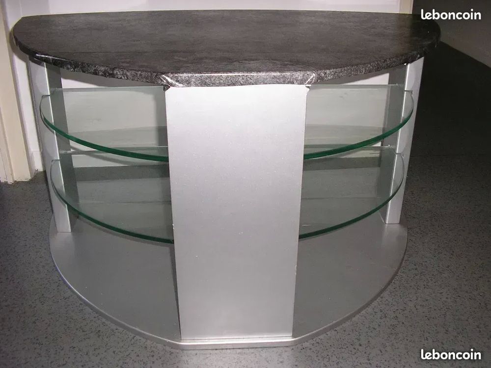 Meuble T&eacute;l&eacute; gris Meubles