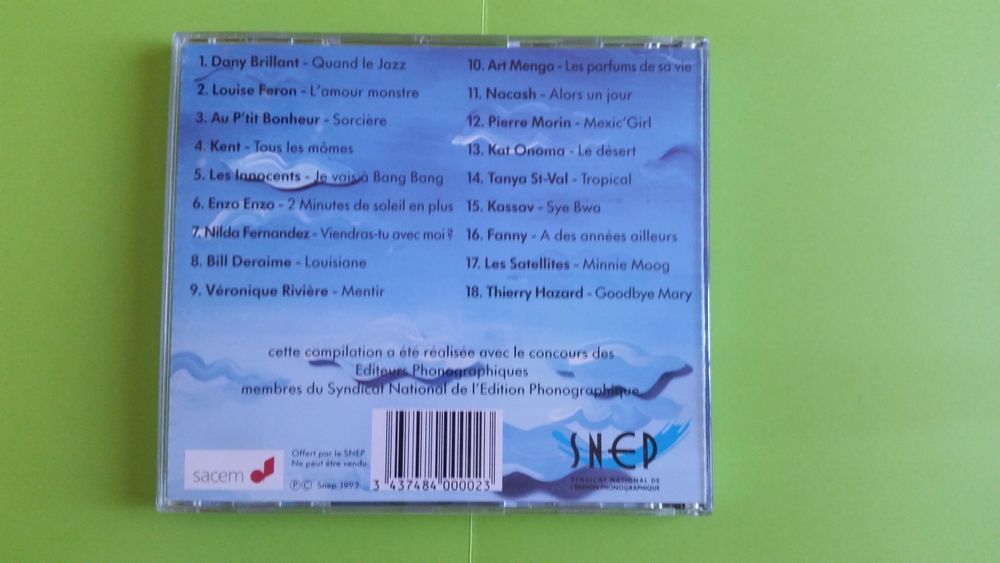 SELECTION VARIETES 92 CD et vinyles
