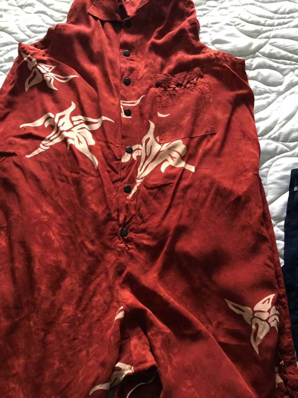 COMBINAISON GRENAT/ROUGE T.38/40 Maroquinerie