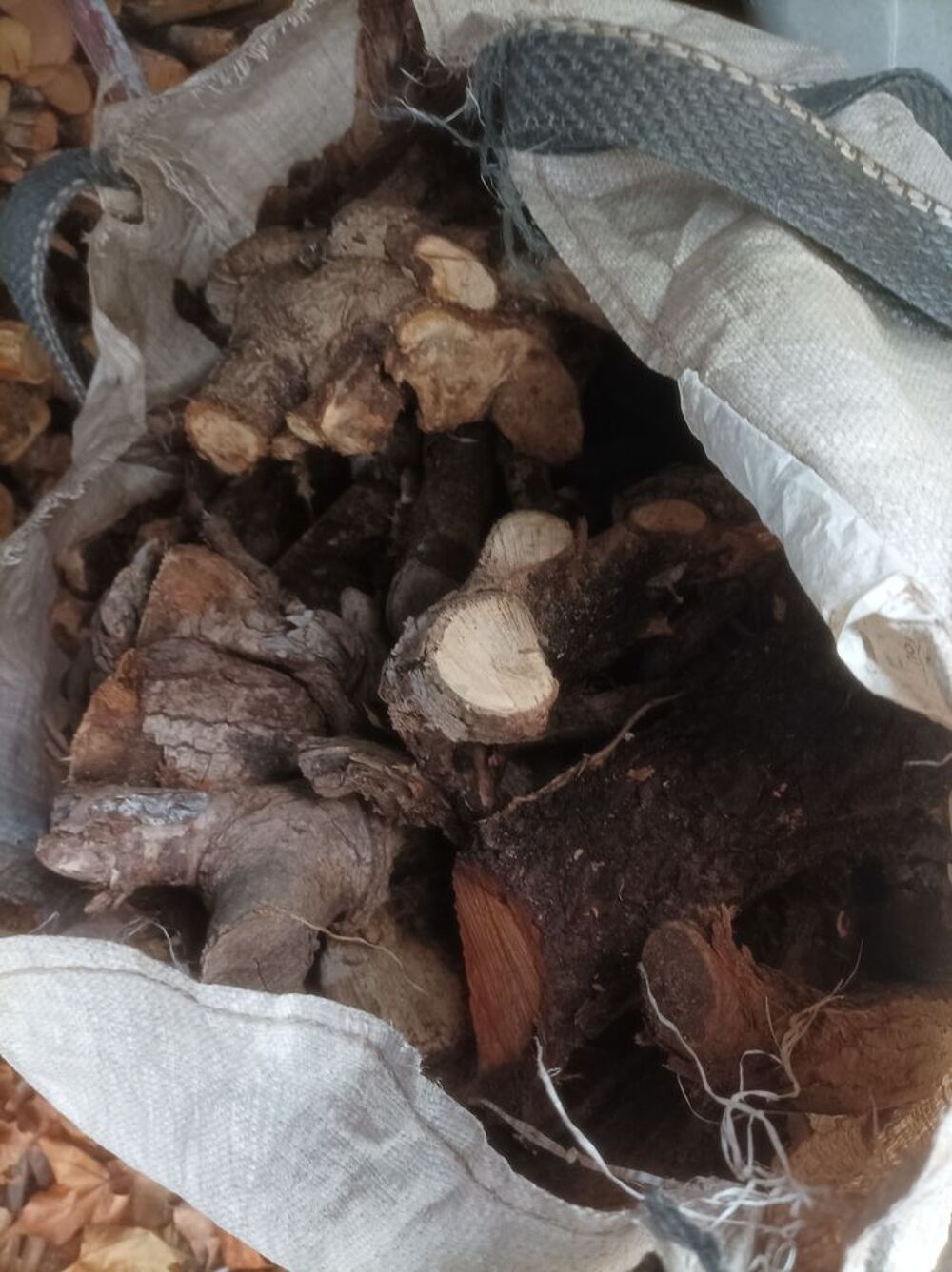 Bois de chauffage a finir Jardin