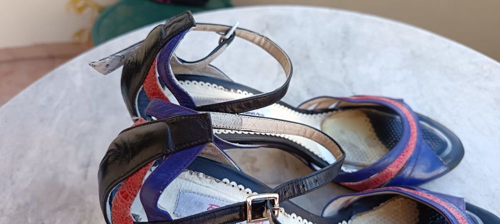 Chaussures femme T 39/40 mod&egrave;le unique RAQUEL Buenos Aires Chaussures
