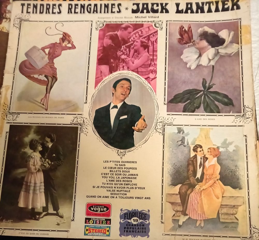 JACK LANTIER / 12 X DISQUES VYNIL 33 TOURS/ CD et vinyles