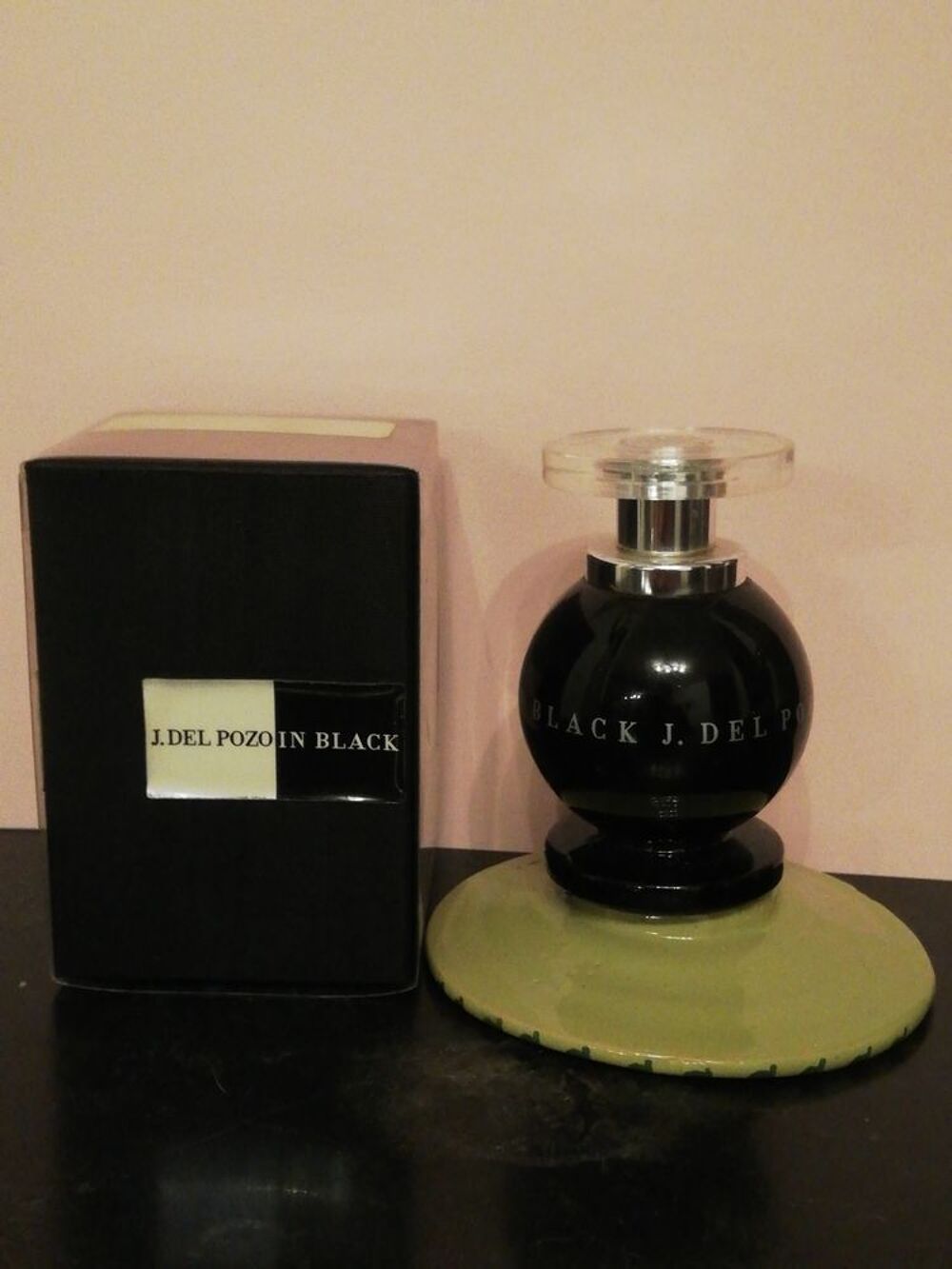 Flacon VAPORISATEUR VIDE J. DEL POZZO " "in black" 30ml 