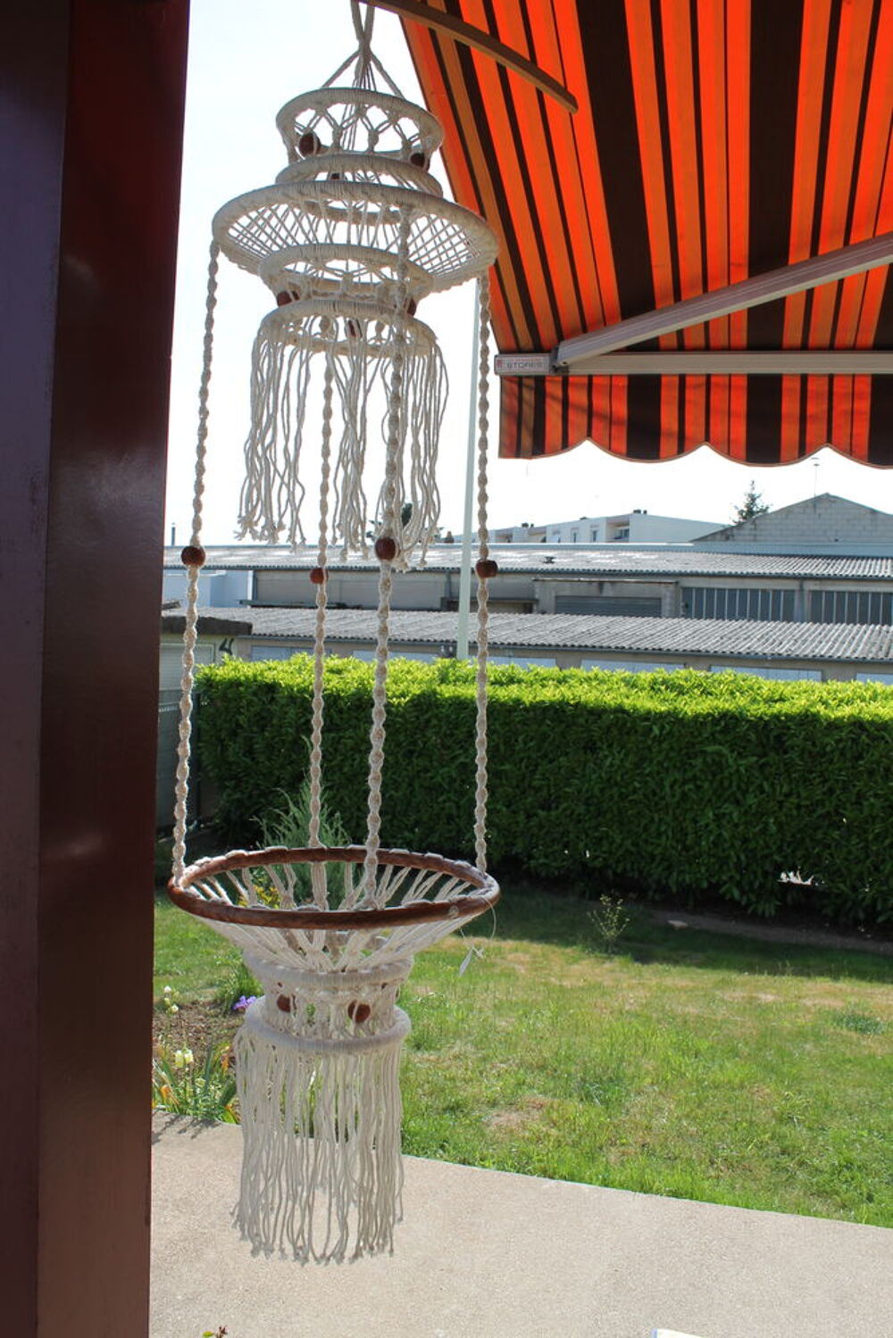 SUSPENSION POT DE FLEUR EN MACRAME Décoration