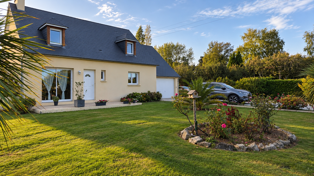 Vente Maison ? ?MAISON 113 m²?4 CHAMBRES?SAINT-JORES (50250) Lithaire