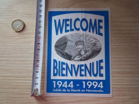 autocollant vintage 50 �me anniversaire d�barquement Normand 5 Valognes (50)