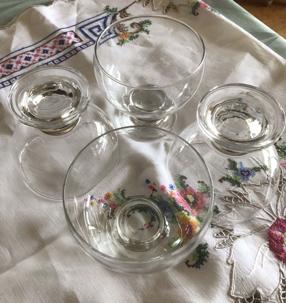 4 Coupes individuelles pour salade de fruits, cocktails... Cuisine