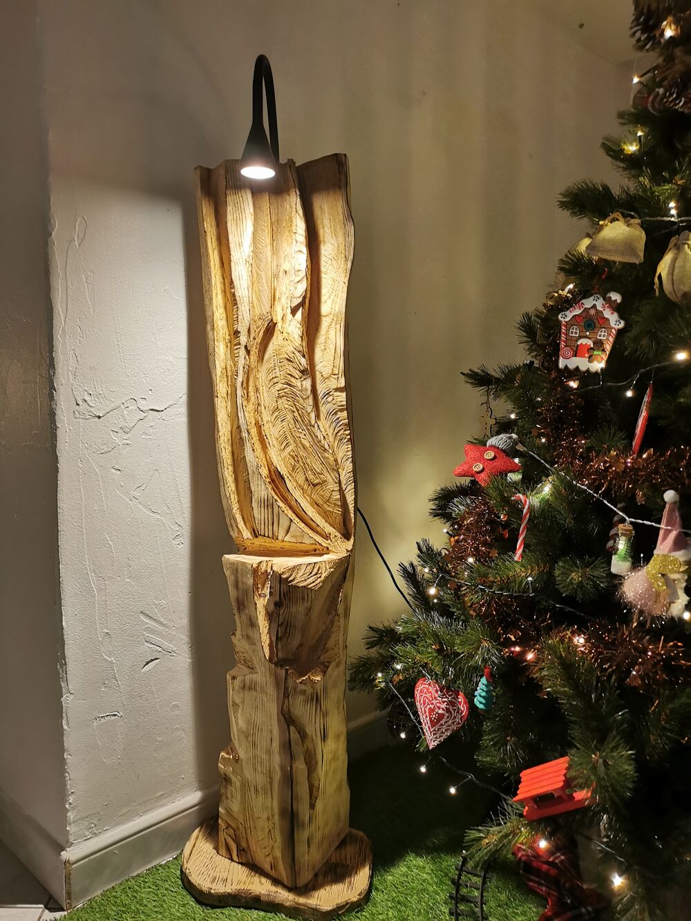 Lampe en bois Décoration