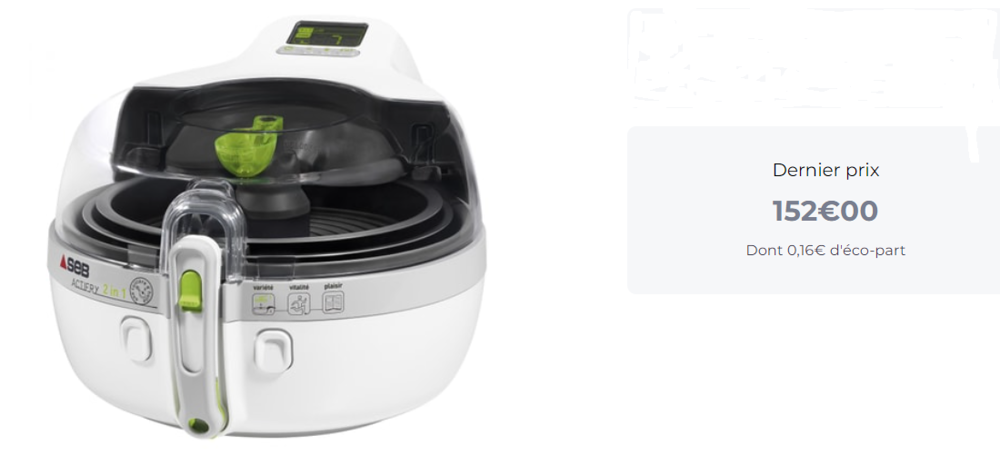 Friteuse SEB Actifry&nbsp;2 en 1 de&nbsp;SEB&nbsp;: la&nbsp;cuisson 2 en 1 Electroménager