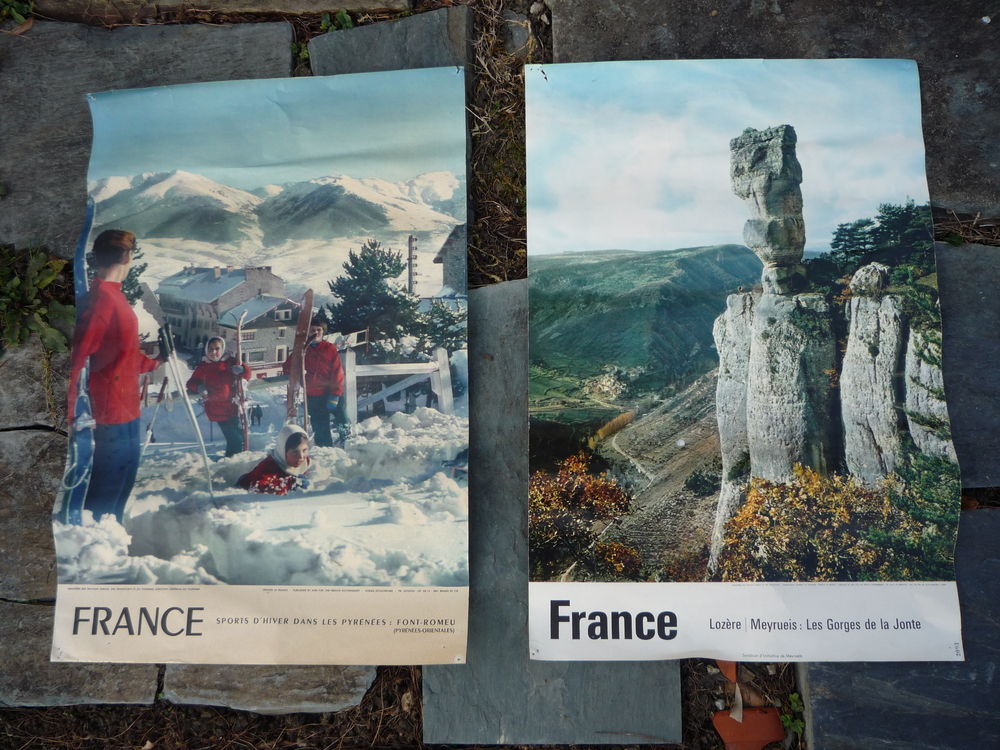 Affiche vintage George de la honte ,Meyrueis 