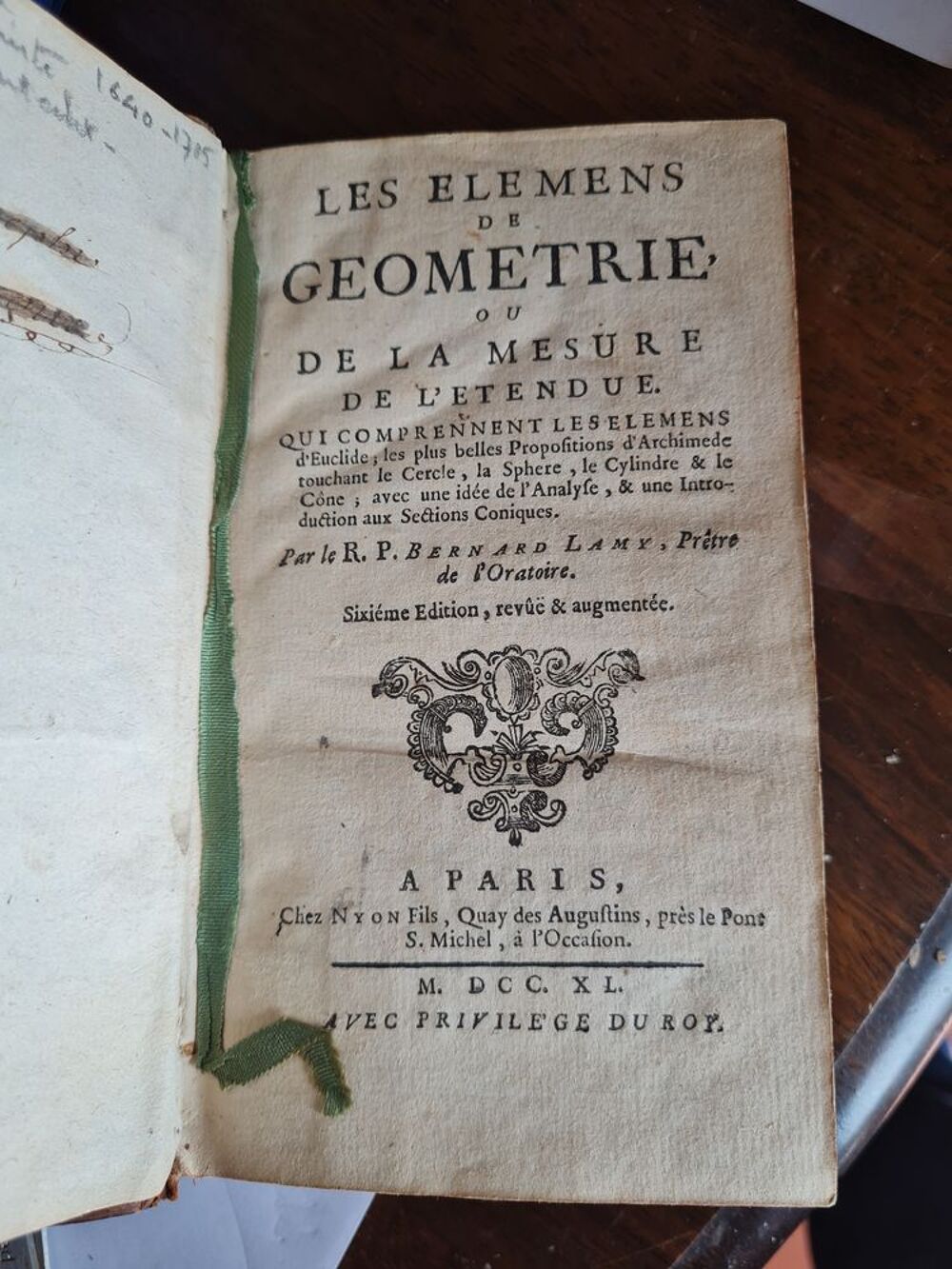 Livre rare g&eacute;om&eacute;trie plane 