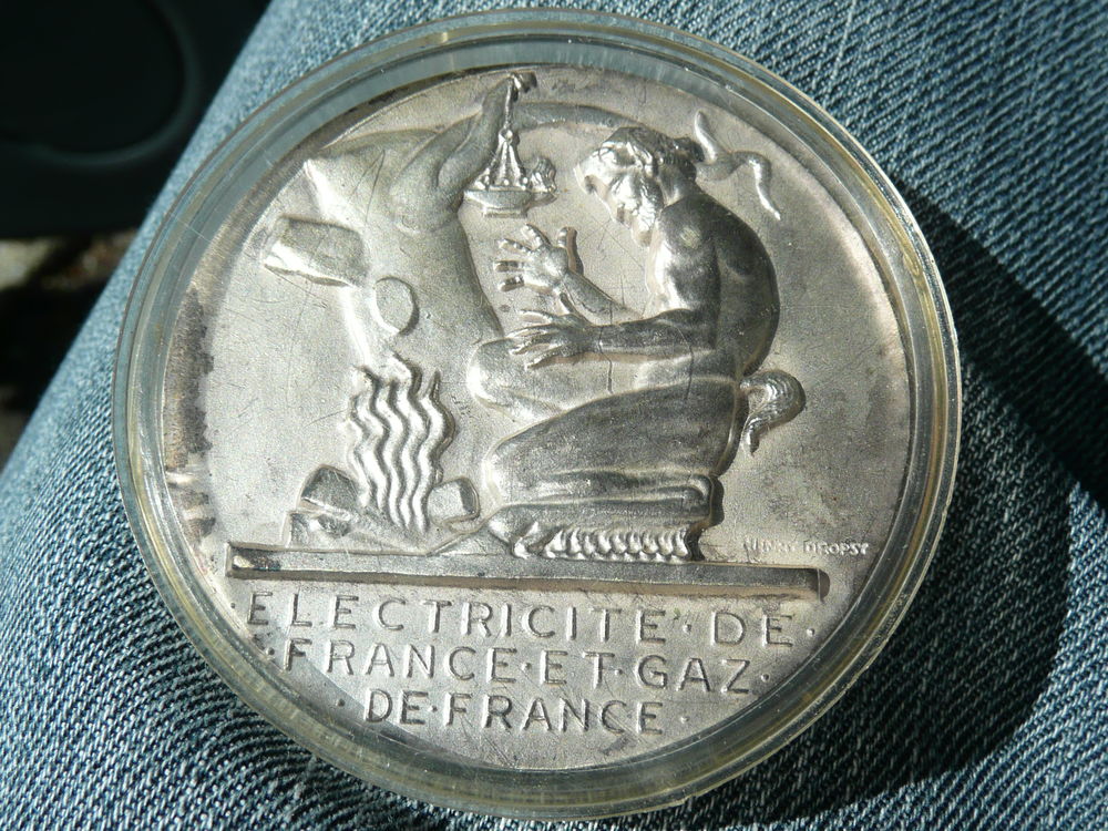 M&eacute;daille &eacute;lectricit&eacute; de France &amp; gaz de France 