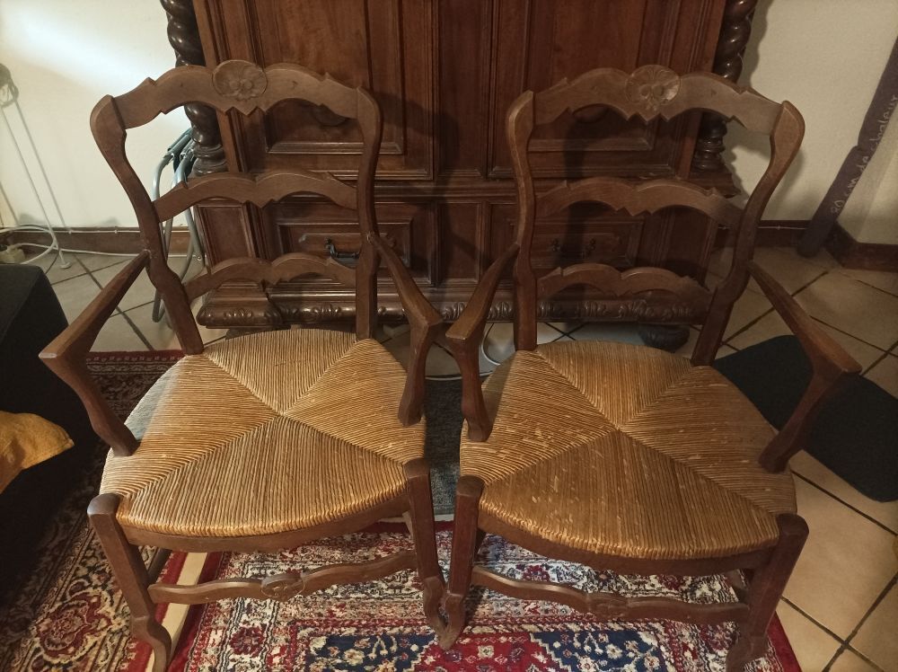 FAUTEUILS PAILLES Meubles