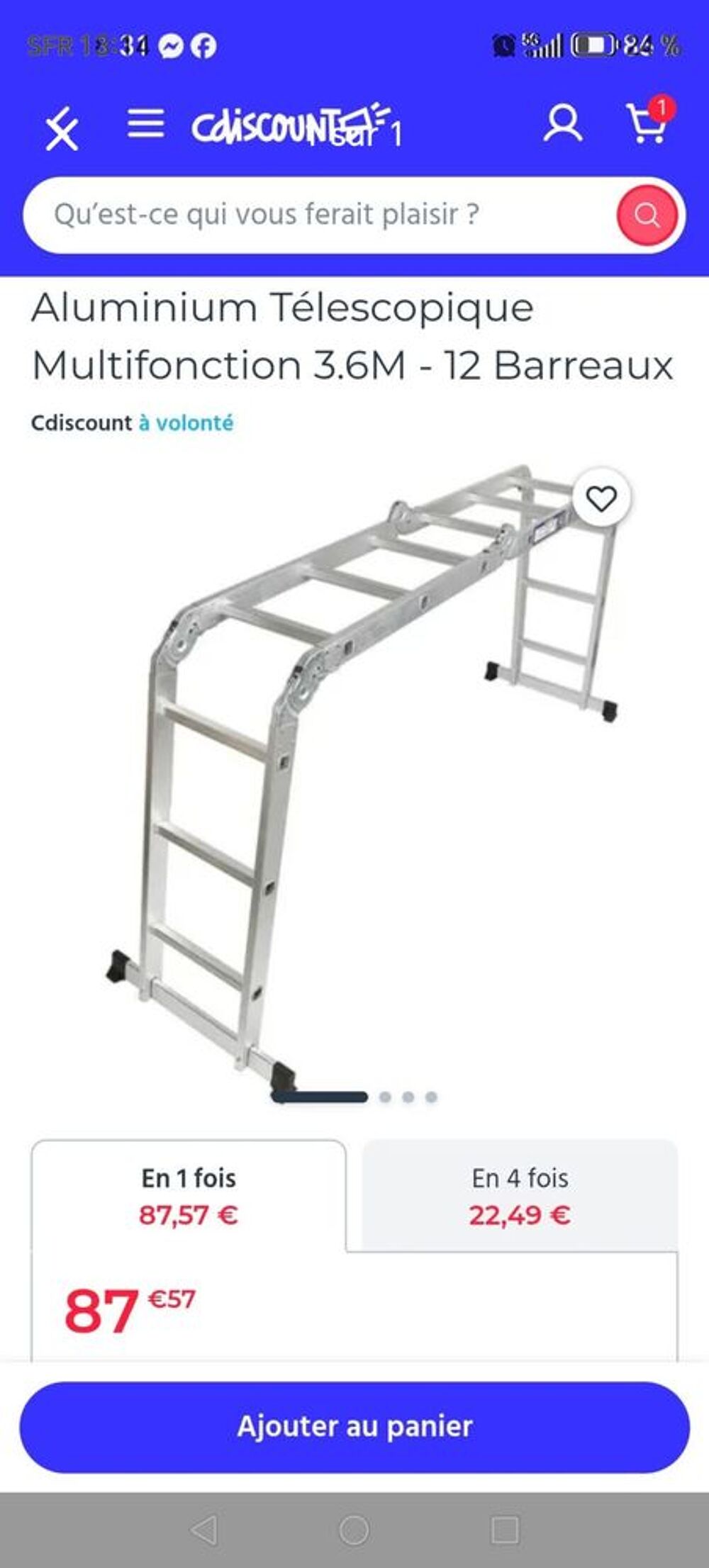 &Eacute;chelle modulable avec ces plateau Bricolage