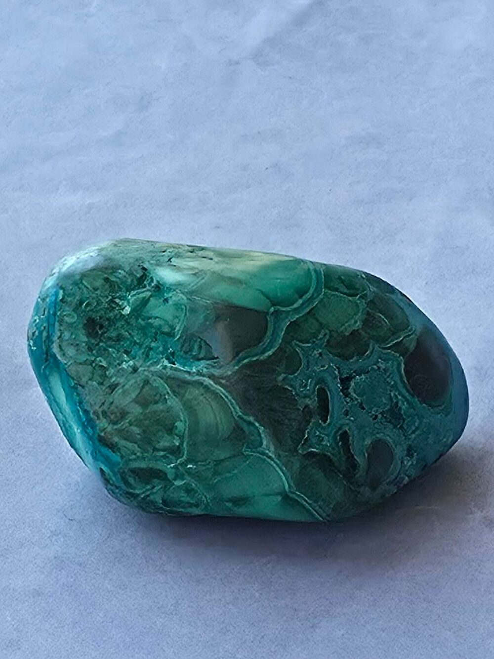 Chrysocolle du Katanga RDC-Pierre Polie 58g 